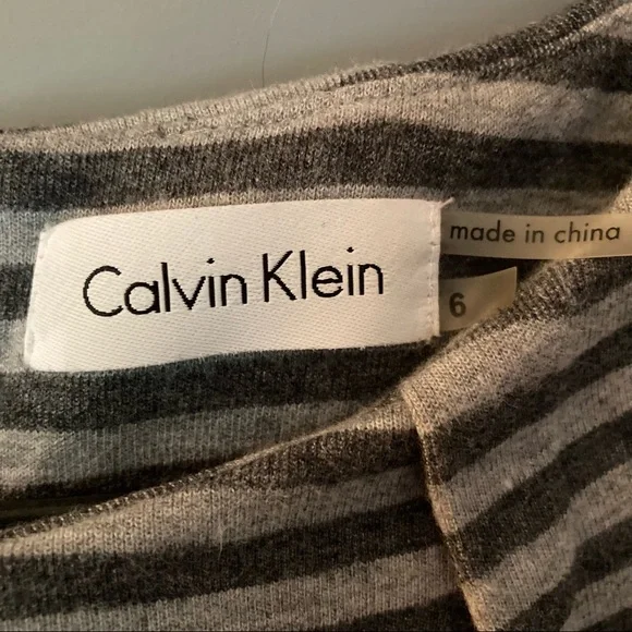 Gray Belted Wear to Work Dress - Picture 3 of 7